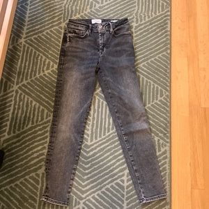 Frame denim le one skinny grey size 1 like new